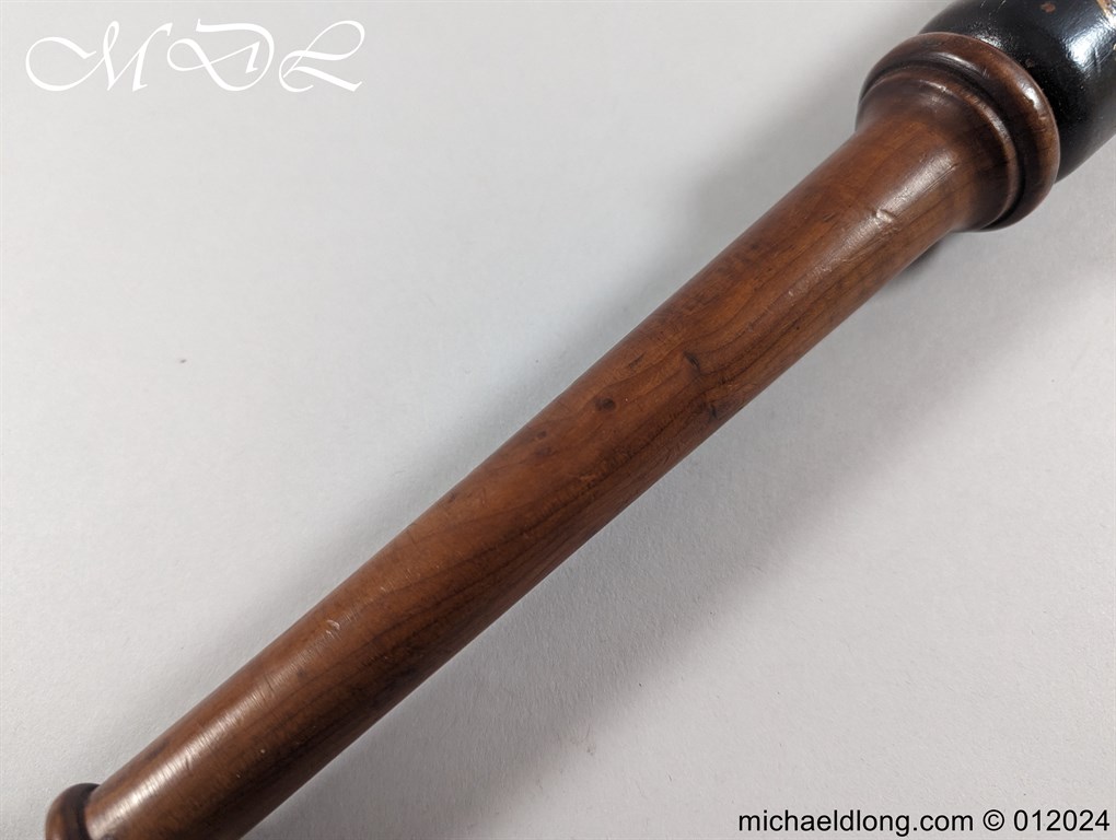 Oakham and Uppingham Police Truncheon Dated 1839 - Image 12