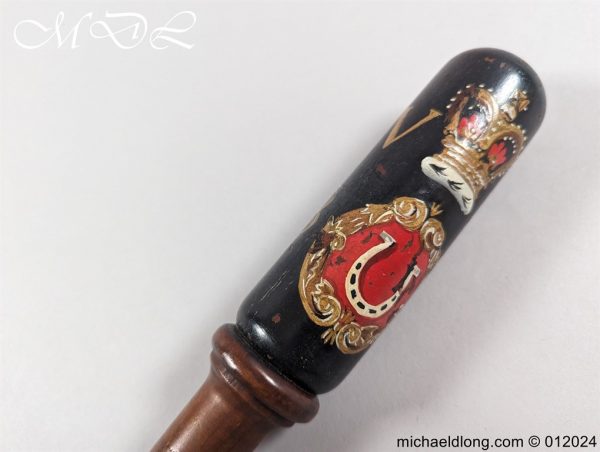 Oakham and Uppingham Police Truncheon Dated 1839 - Image 11