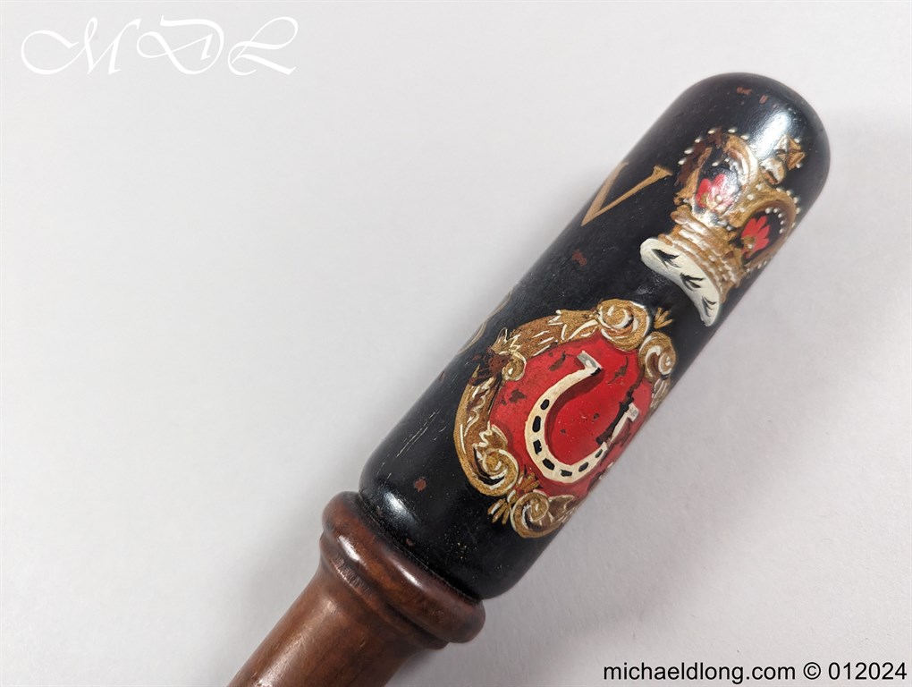 Oakham and Uppingham Police Truncheon Dated 1839 - Image 11