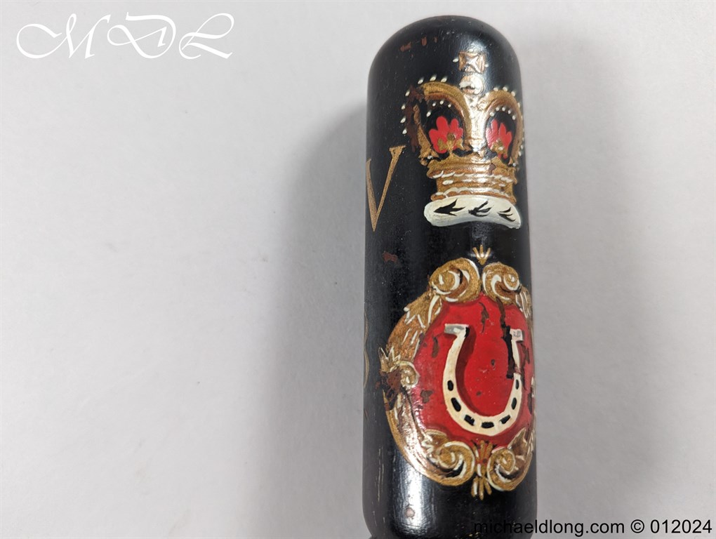 Oakham and Uppingham Police Truncheon Dated 1839 - Image 8