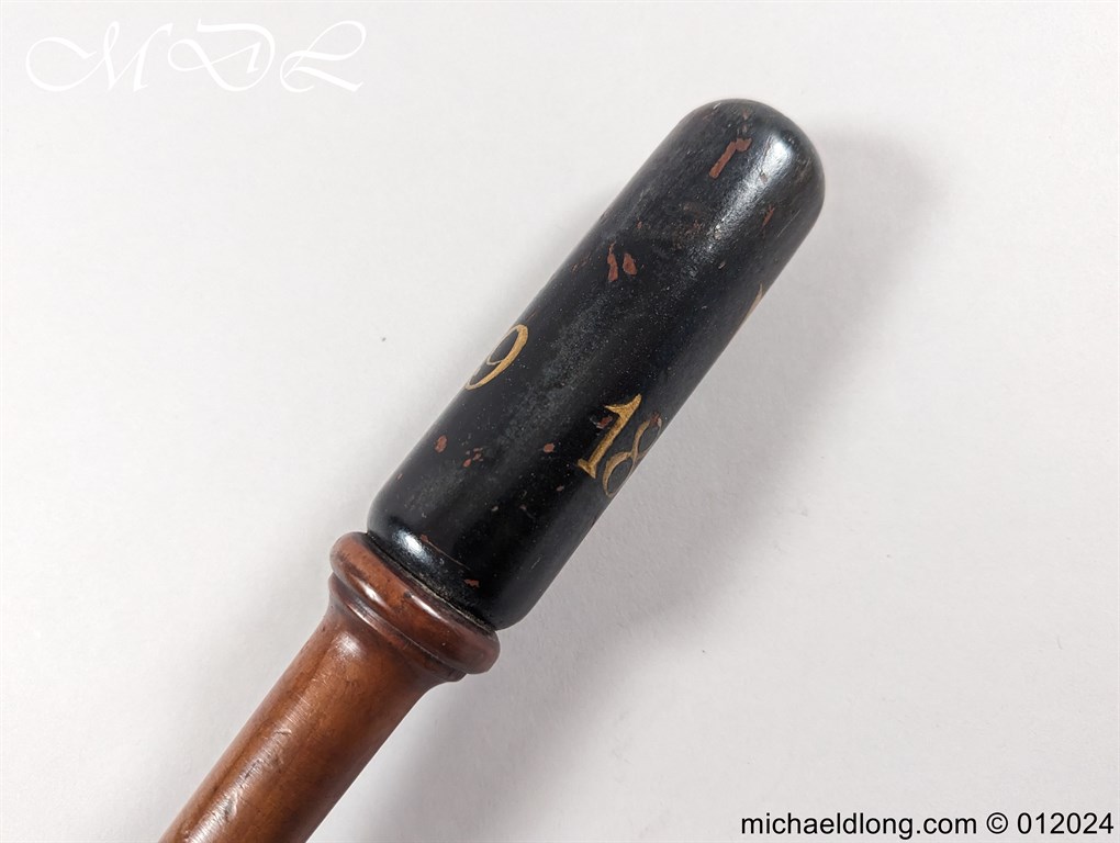 Oakham and Uppingham Police Truncheon Dated 1839 - Image 5