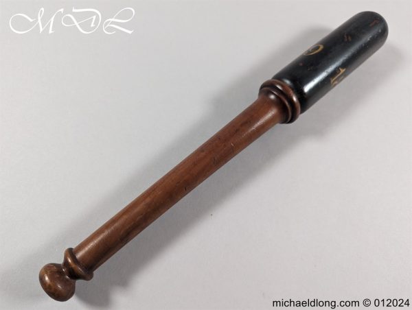 Oakham and Uppingham Police Truncheon Dated 1839 - Image 4