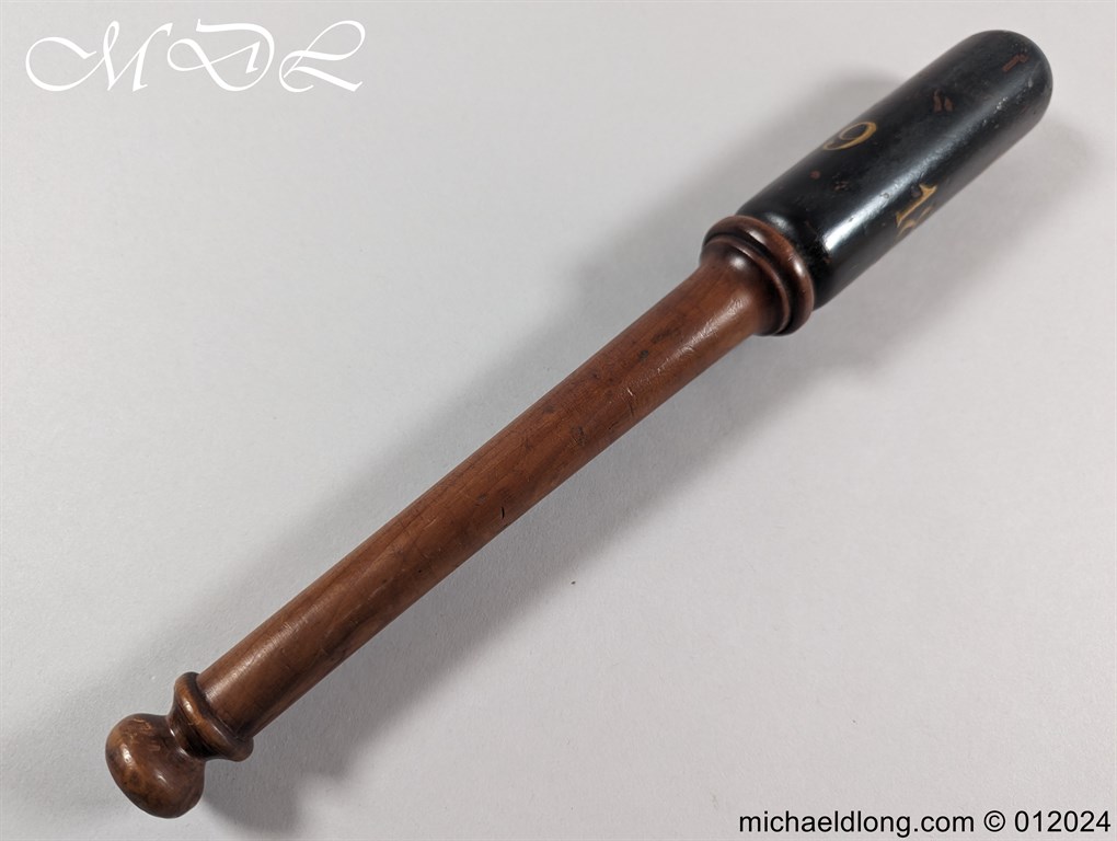 Oakham and Uppingham Police Truncheon Dated 1839 - Image 4