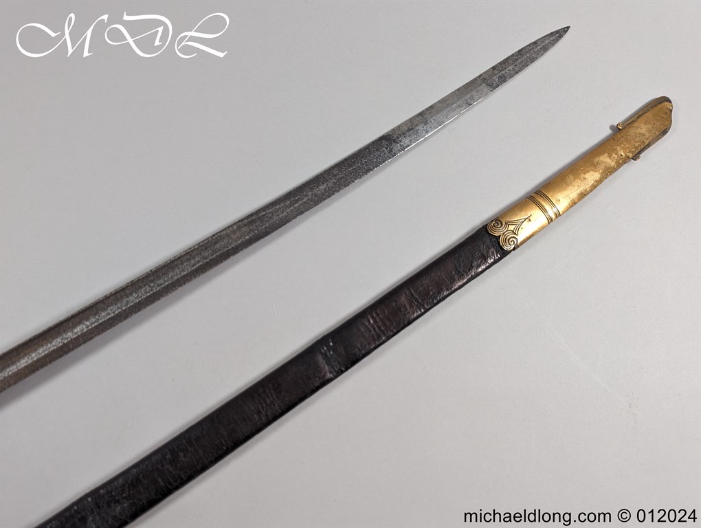 Scots Fusiliers Guards Sergeants Sword c 1850 - Image 27
