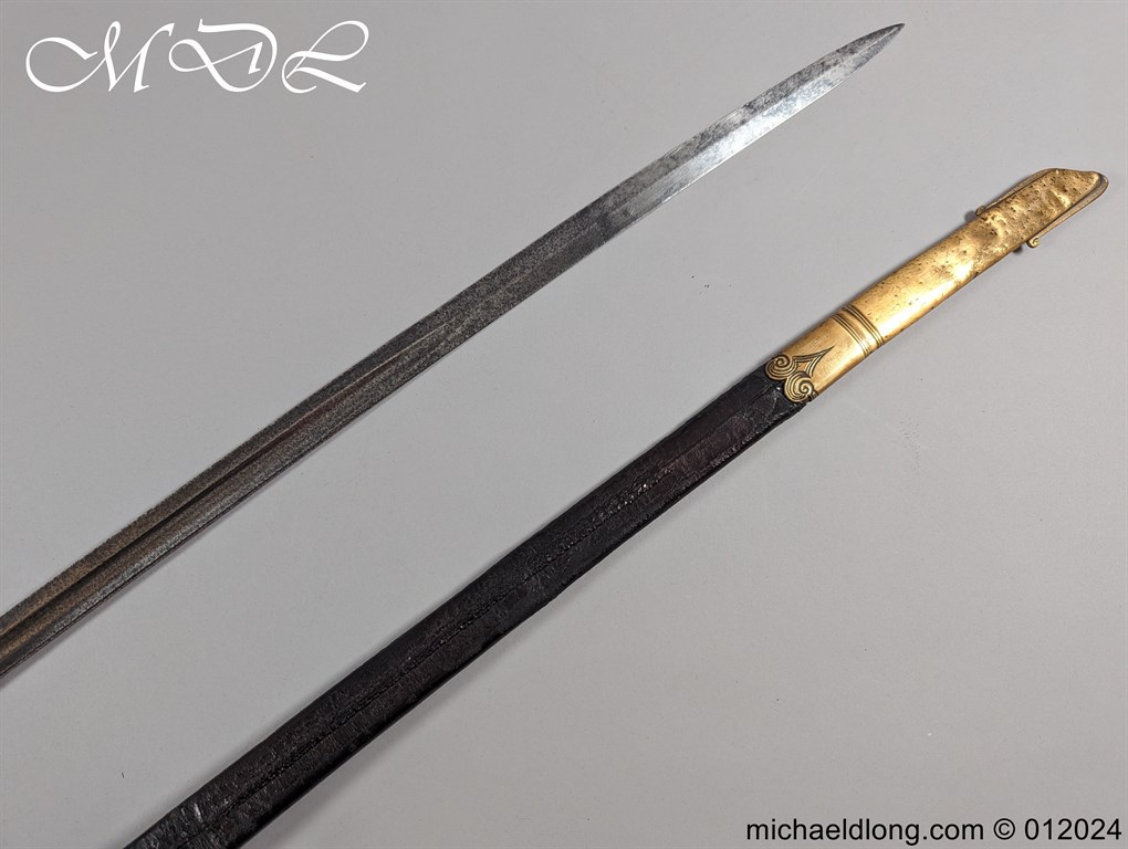 Scots Fusiliers Guards Sergeants Sword c 1850 - Image 23