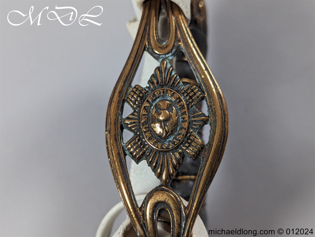 Scots Fusiliers Guards Sergeants Sword c 1850 - Image 7