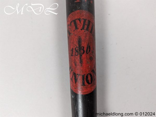 William 4th Blythe Union Truncheon Dated 1836 - Image 11