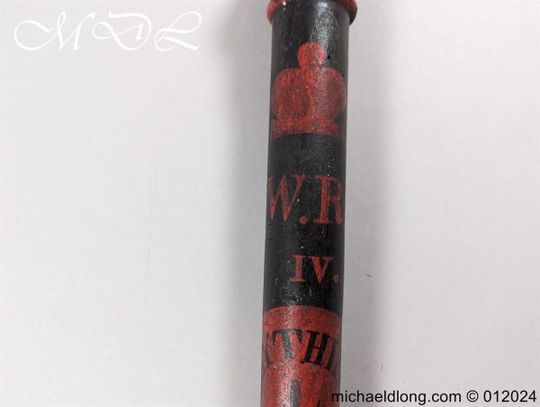 William 4th Blythe Union Truncheon Dated 1836 - Image 9