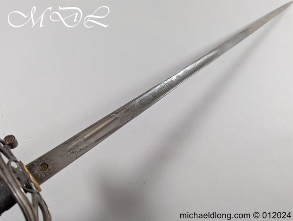 Scottish 1st Lanarkshire Rifle Cameronians Officers Sword - Image 22
