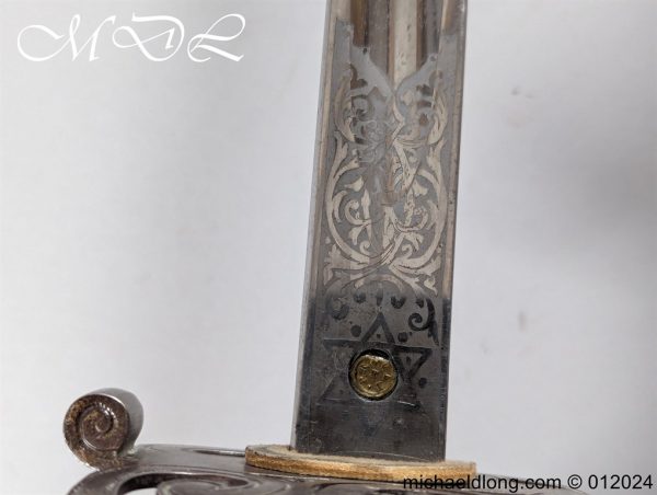 Scottish 1st Lanarkshire Rifle Cameronians Officers Sword - Image 21