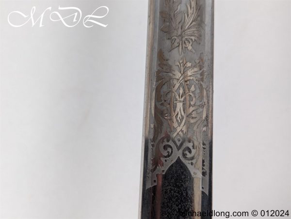 Scottish 1st Lanarkshire Rifle Cameronians Officers Sword - Image 20