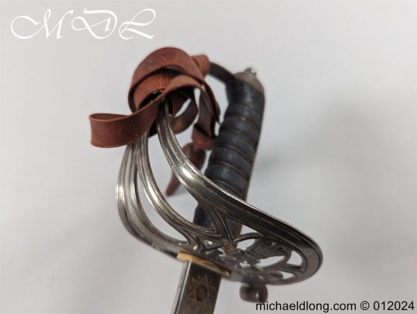 Scottish 1st Lanarkshire Rifle Cameronians Officers Sword - Image 9