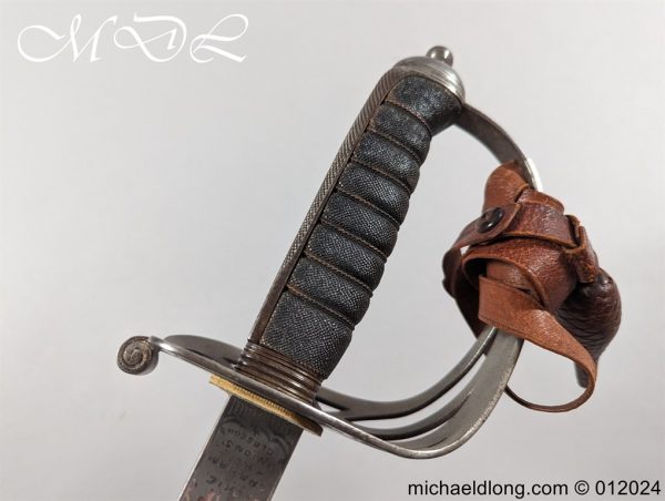 Scottish 1st Lanarkshire Rifle Cameronians Officers Sword - Image 8