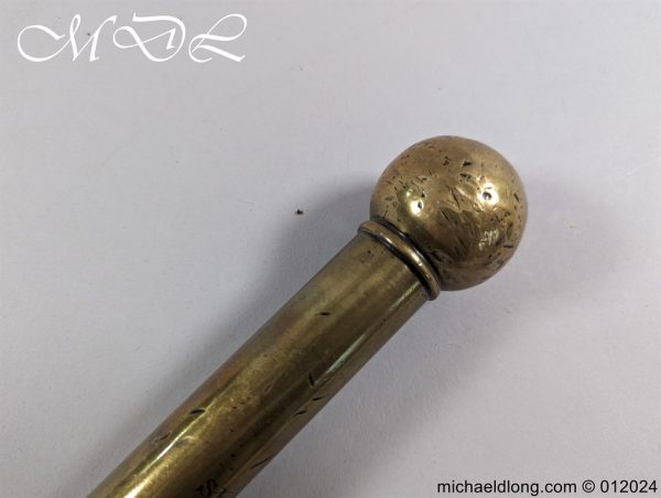 Brass 19th Century Skenfrith Tipstaff - Image 10