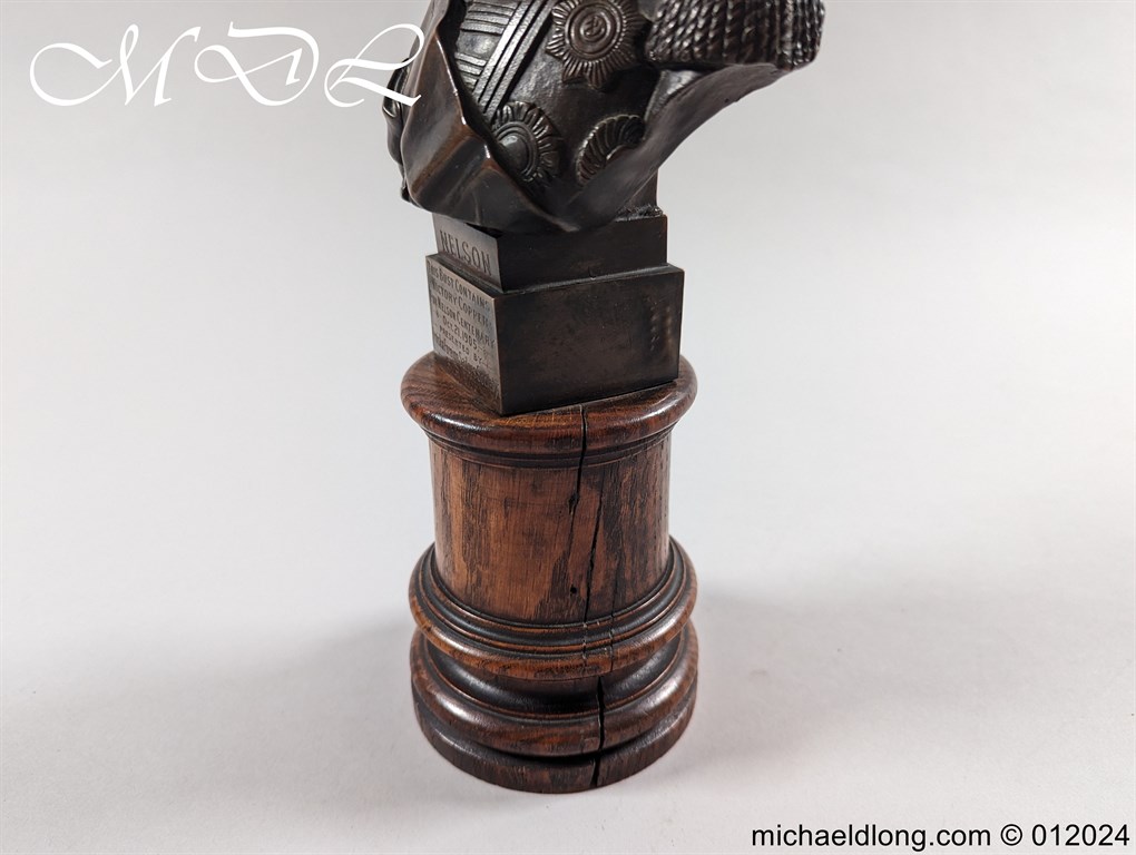 Admiral Lord Nelson Bust dated 1905 - Image 10