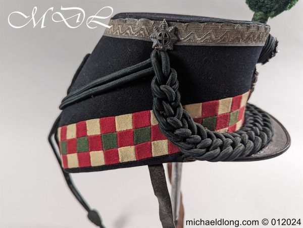 Highland Light Infantry Volunteers Field Officer’s Shako - Image 14