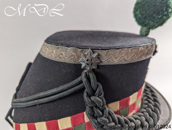 Highland Light Infantry Volunteers Field Officer’s Shako - Image 13