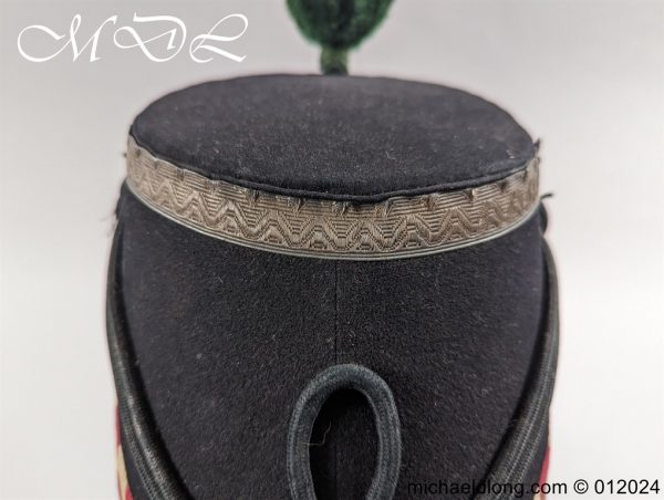 Highland Light Infantry Volunteers Field Officer’s Shako - Image 11