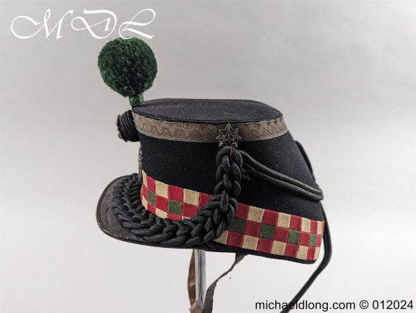 Highland Light Infantry Volunteers Field Officer’s Shako - Image 9