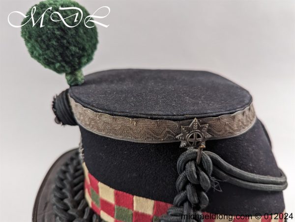 Highland Light Infantry Volunteers Field Officer’s Shako - Image 7