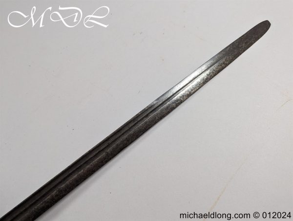 Scottish 18th C Basket Hilted Back Sword - Image 25