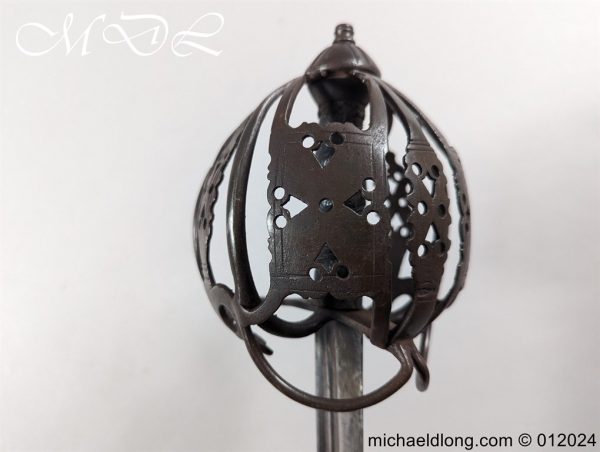 Scottish 18th C Basket Hilted Back Sword - Image 15