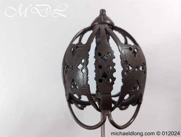 Scottish 18th C Basket Hilted Back Sword - Image 14