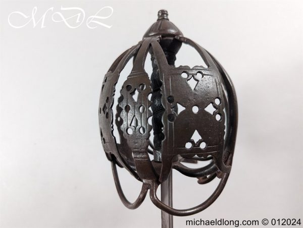 Scottish 18th C Basket Hilted Back Sword - Image 13
