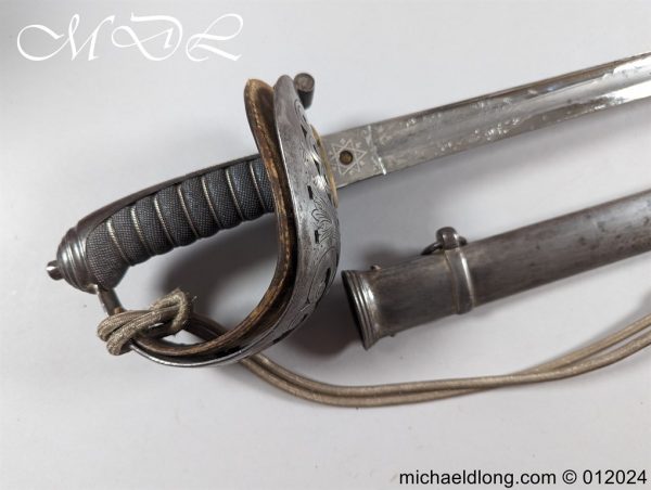 British 1821 Heavy Cavalry Sword Glasgow Imperial Yeomanry - Image 2