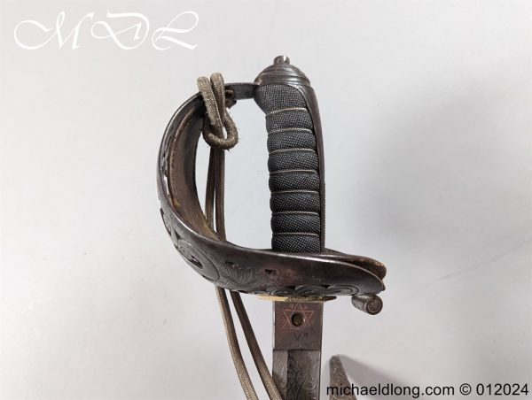 British 1821 Heavy Cavalry Sword Glasgow Imperial Yeomanry - Image 11