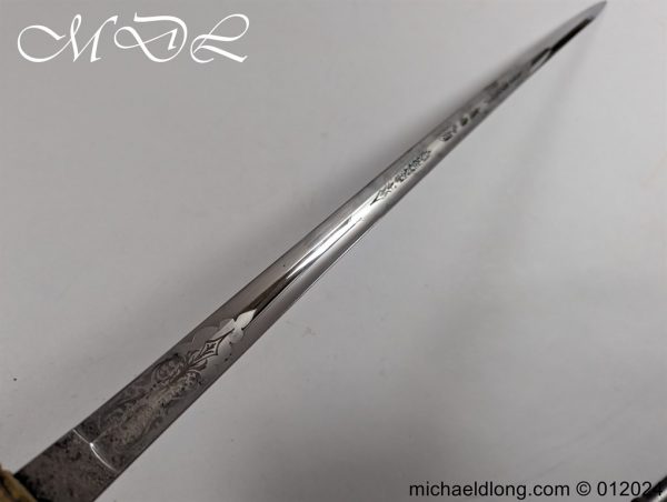 British 1845 Pattern Victorian Officers Sword - Image 13