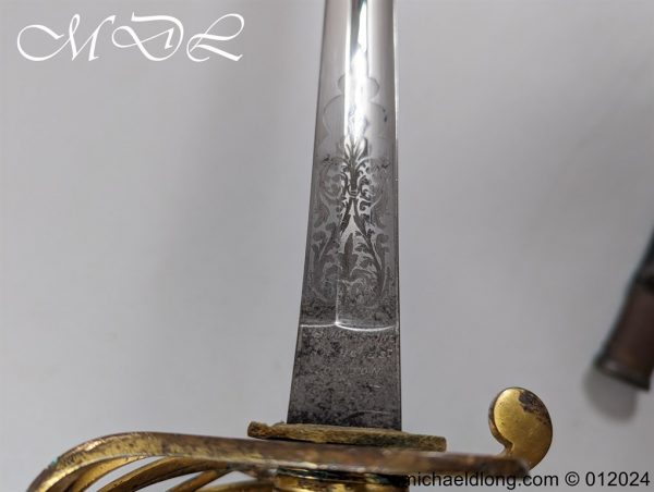 British 1845 Pattern Victorian Officers Sword - Image 12