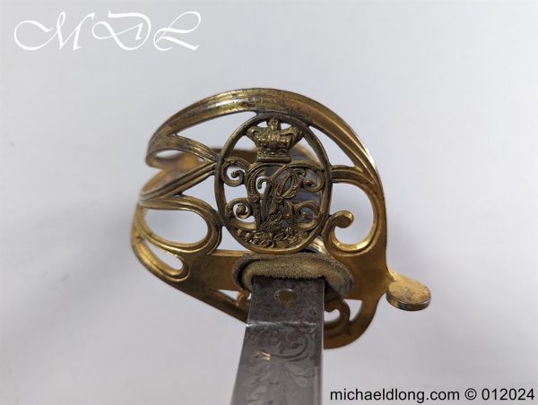 British 1845 Pattern Victorian Officers Sword - Image 9