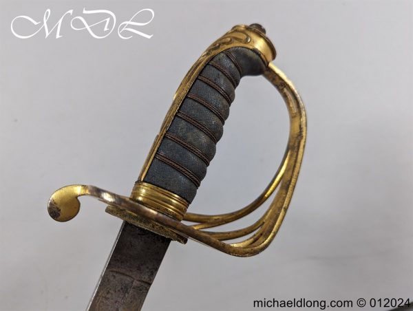 British 1845 Pattern Victorian Officers Sword - Image 7
