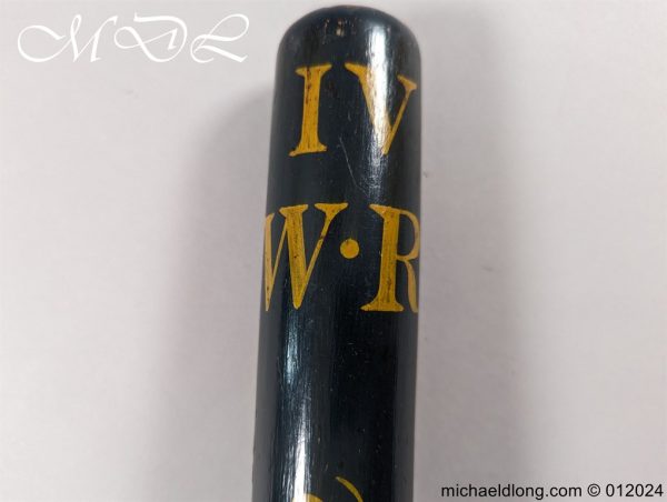 William 4th Waltham Painted Truncheon - Image 9