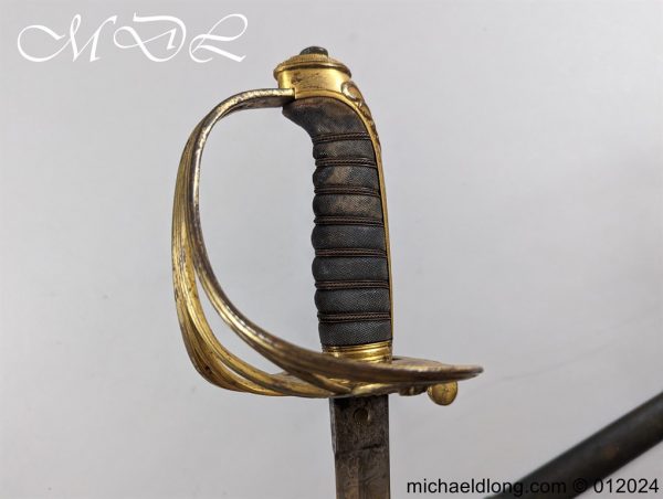 British 1845 Pattern Victorian Officers Sword - Image 4