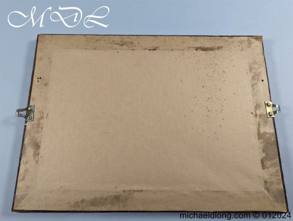 Antique Oak Framed Display of 72 Trout Flies Forrest of Kelso - Image 4