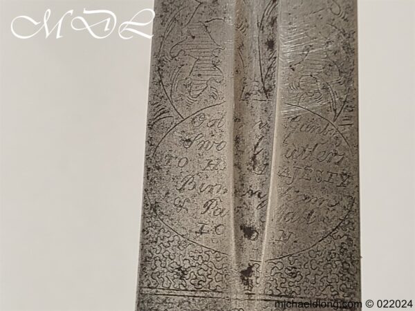 British Heavy Cavalry Officer's 1796 Pattern Dress Sword - Image 22