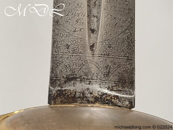 British Heavy Cavalry Officer's 1796 Pattern Dress Sword - Image 21