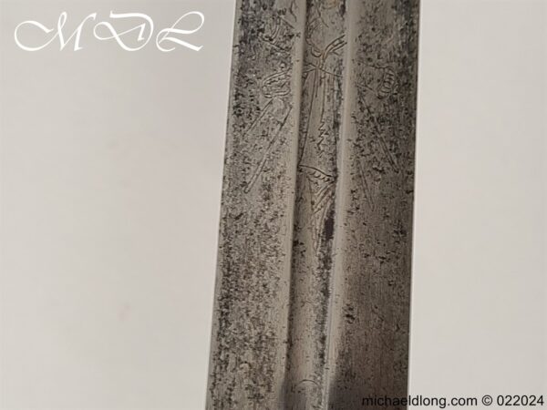 British Heavy Cavalry Officer's 1796 Pattern Dress Sword - Image 16