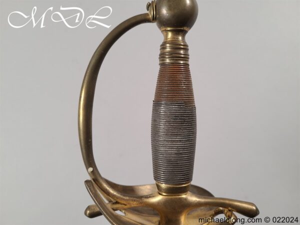 British Heavy Cavalry Officer's 1796 Pattern Dress Sword - Image 9