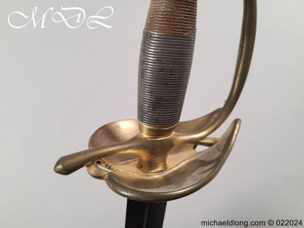 British Heavy Cavalry Officer's 1796 Pattern Dress Sword - Image 5