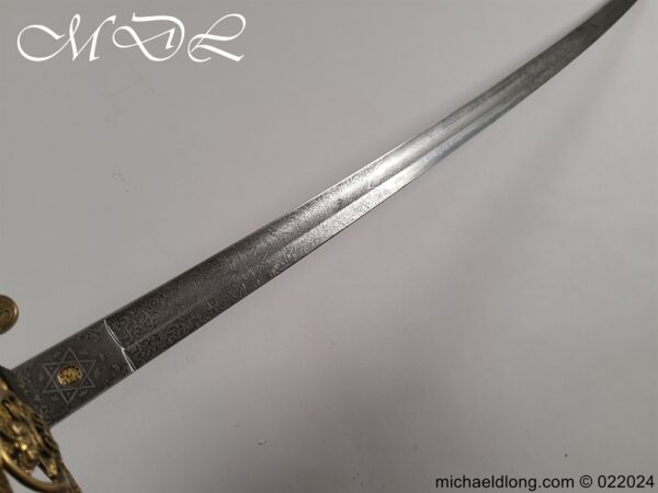 Norfolk Regiment Of Militia Presentation Officers Sword - Image 32