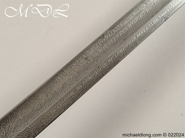 Norfolk Regiment Of Militia Presentation Officers Sword - Image 27