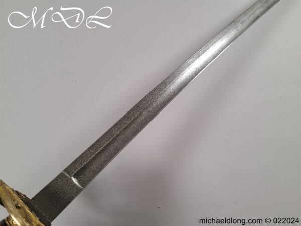 Norfolk Regiment Of Militia Presentation Officers Sword - Image 19