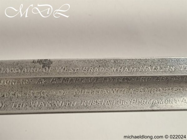 Norfolk Regiment Of Militia Presentation Officers Sword - Image 16