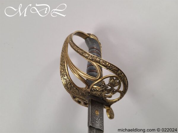 Norfolk Regiment Of Militia Presentation Officers Sword - Image 12
