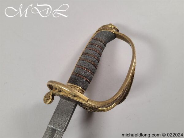 Norfolk Regiment Of Militia Presentation Officers Sword - Image 10