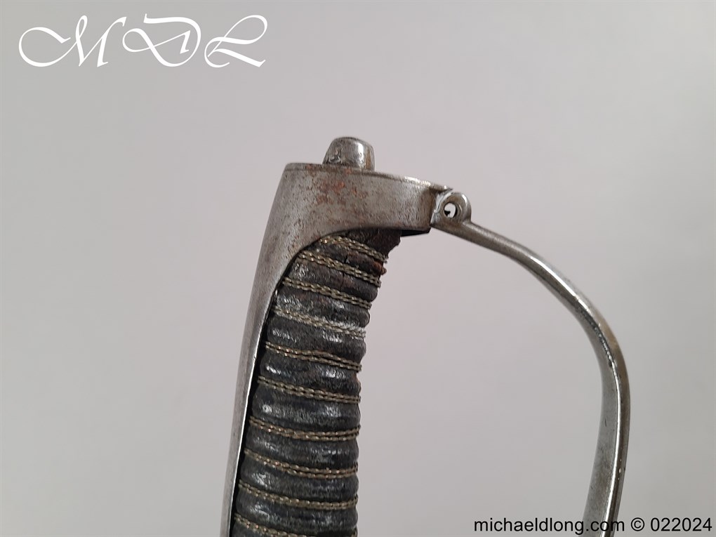 German Infantry Officers Blue and Gilt Sword - Image 7