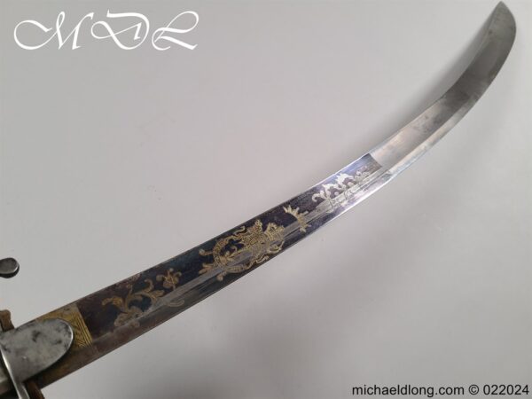 British 1796 Blue and Gilt Light Officers Cavalry Sword - Image 19